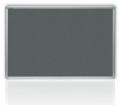 Filcová šedá tabule v hliníkovém rámu 200x120 cm