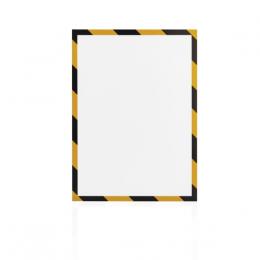 Magnetický rámeèek Magnetoplan Magnetofix A4 bezpeènostní žluto-èerný (5ks) - zvìtšit obrázek