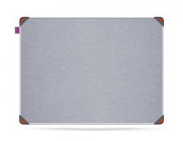 Filcová tabule šedá MEMOBE IDEA 60x45cm