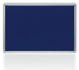 Filcová modrá tabule v hliníkovém rámu 200x100 cm