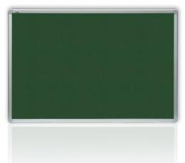 Filcová zelená tabule v hliníkovém rámu 90x60 cm