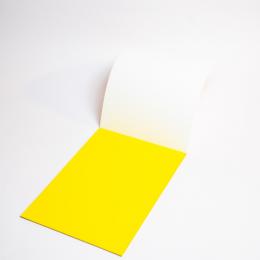 Popisovatelné fólie elektrostatické Symbioflipcharts 500x700 mm žluté - zvìtšit obrázek