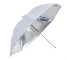 Falcon Eyes UR-60S odrazný deštník 120cm (støíbrná/bílá)