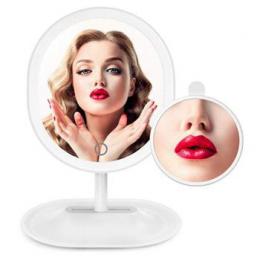 iMirror Charging, kosmetické Make-Up zrcátko nabíjecí s LED osvìtlením, bílé