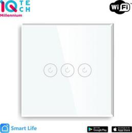 iQtech Millennium NoN WiFi, 3x vypínaè Smartlife, bílý